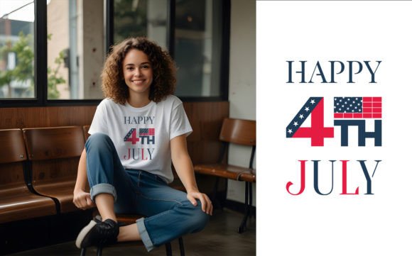 Bold Typography for Your 4th of July USA T-Shirt Designs