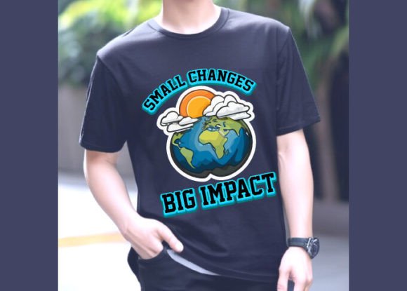 Climate Change T Shirt Design 1: Wear Your Eco-Message Loud