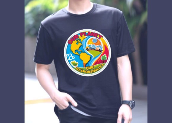 Climate Change T-Shirt Design 8: Wear Your Eco-Friendly Statement