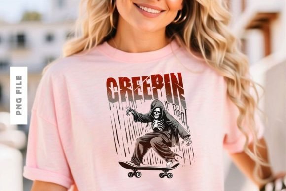 Creepin' It Real: A T-Shirt Design for Authentic Brands
