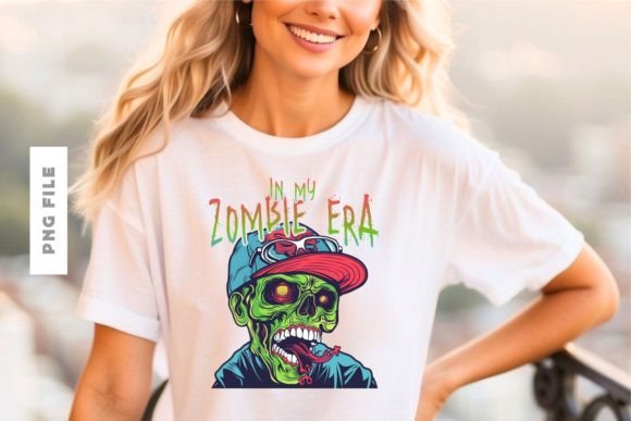 In My Zombie Era: A T-Shirt Design for Bold Statements