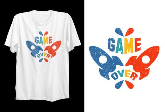 Level Up Your Merch: The Ultimate Game Over Vector PNG Collection
