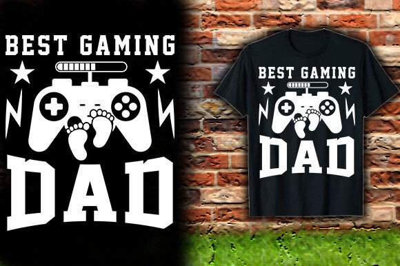 The Ultimate Father's Day T-shirt Design for Gaming Dads