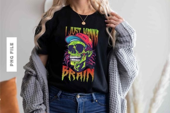 Unleash Creativity: The I Just Wanna Eat Your Brain Design for Bold Projects